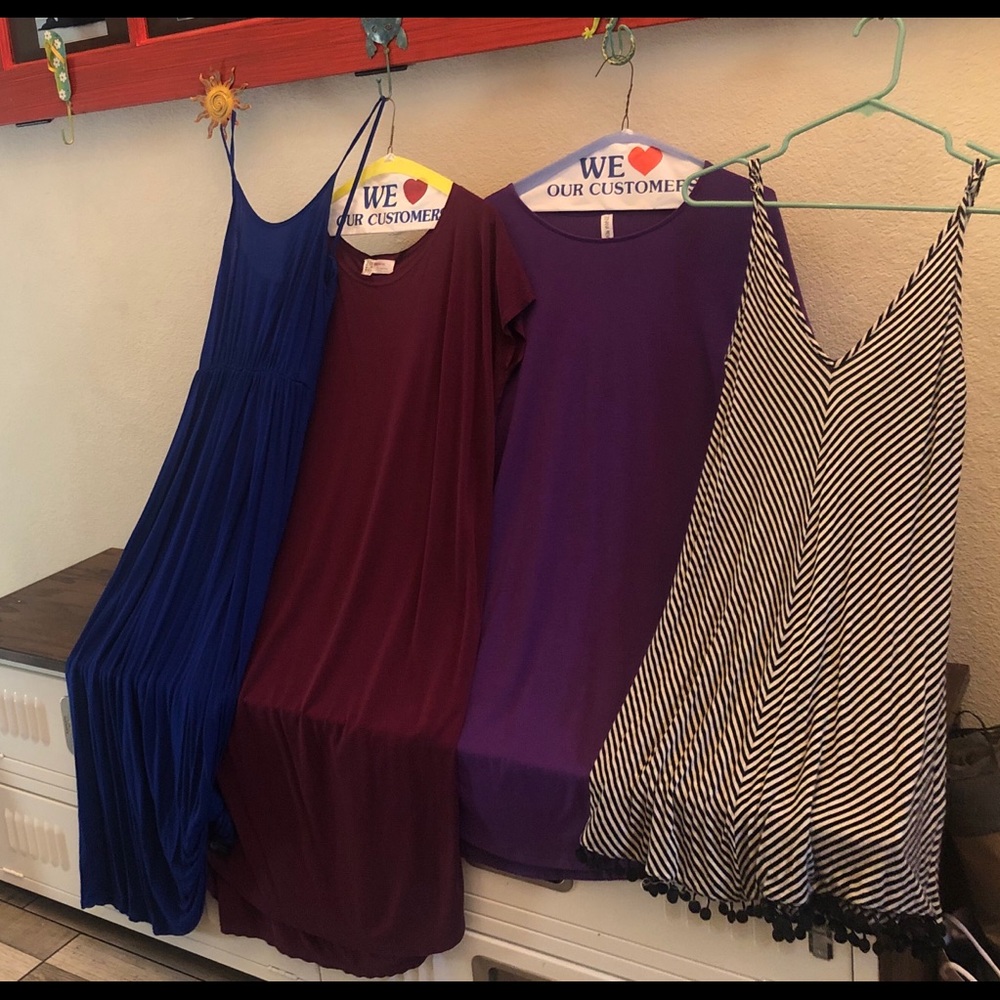 Size M T-shirt Material Dresses